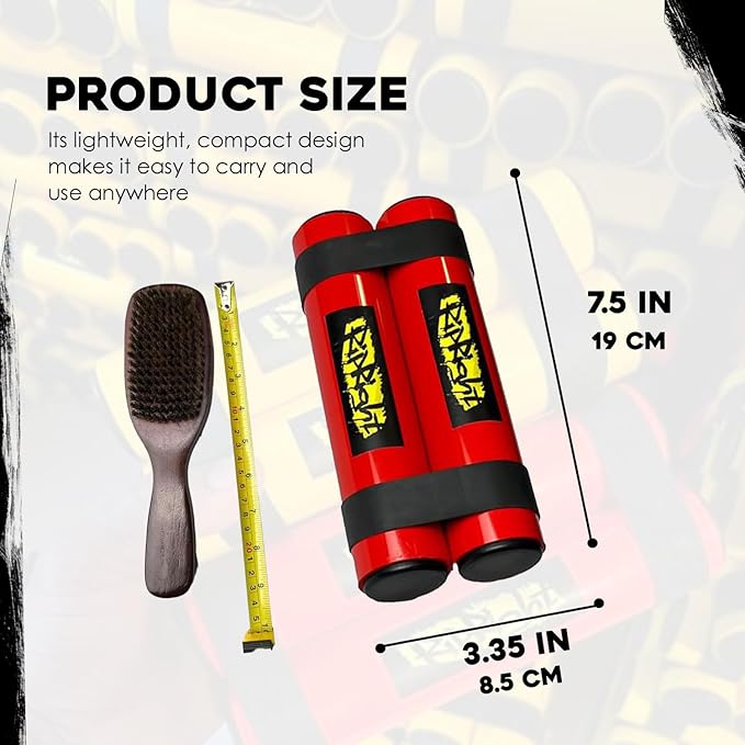 RipStick, Workout Equipment for Joint Rehab, Shoulder and Resistance Training, Muscle Building and Core Workout Equipment with 6 Adjustable Resistance Bands