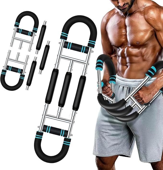 Twister Arm Trainer – Adjustable 170-265lb Resistance Chest Exerciser for Men, 2025 Upgraded Chest Bar for Full-Body Strength Training