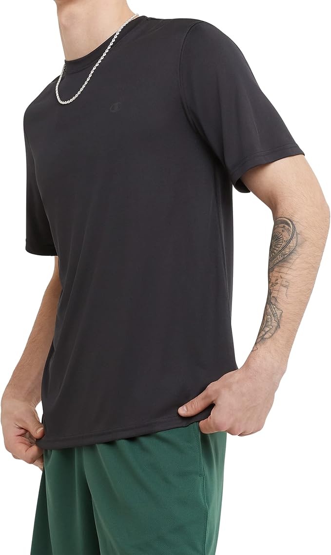 Champion Men's T-shirt, Sport Tee, Moisture Wicking, Anti Odor, Athletic T-shirt for Men (Reg. Or Big & Tall)
