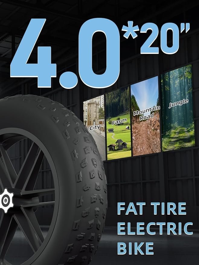 DEEPOWER Electric Bike for Adults,1500W/3500W Peak Motor 30MPH 35-180 Miles Electric Dirt Bike,Dual Suspension Ebikes for Adults, 20" Fat Tire E Bike with 624-2880Wh Battery,UL 2849 Tested