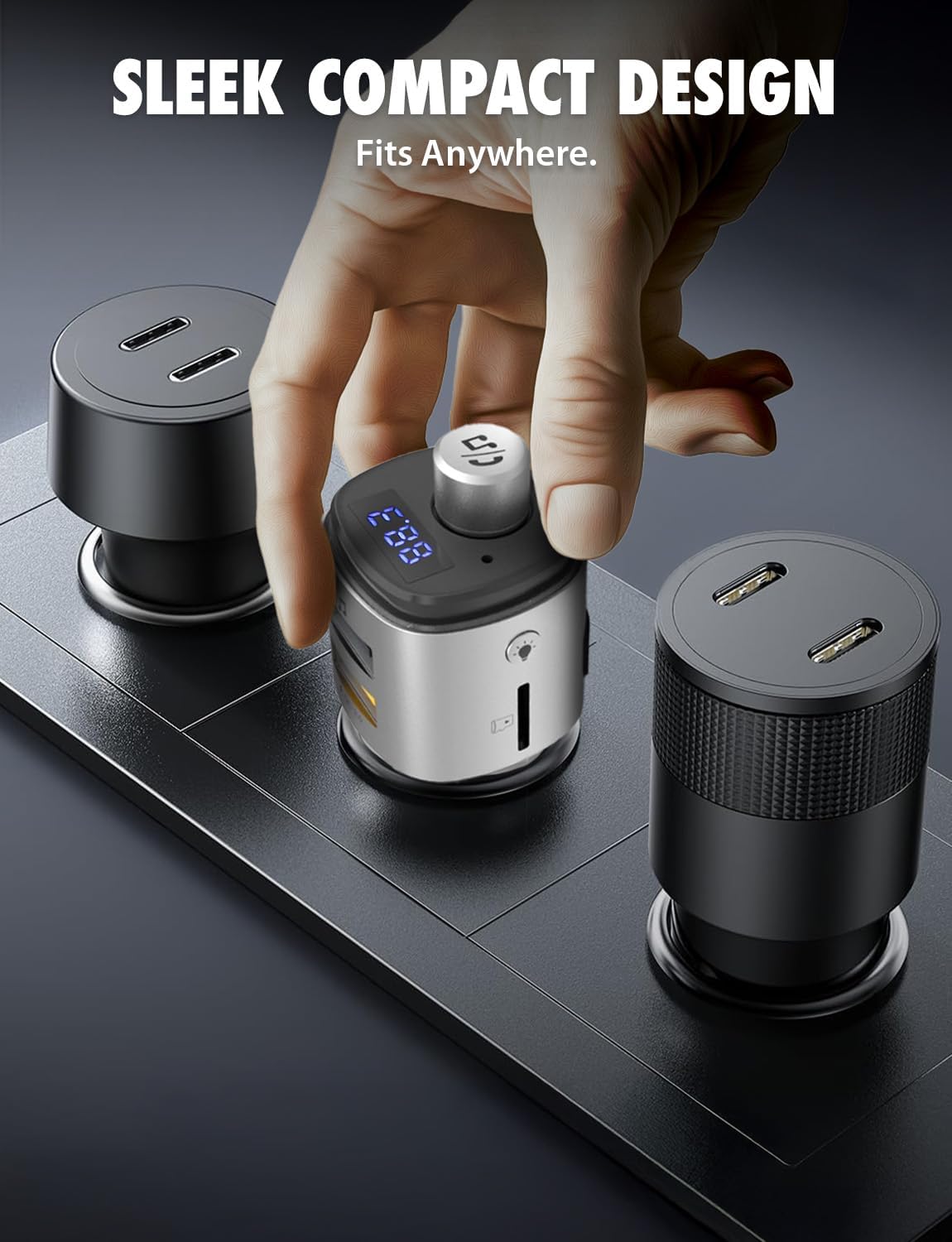 Bracketron Roadtripper Voice Car Audio Bluetooth FM Transmitter - BT5-767-2