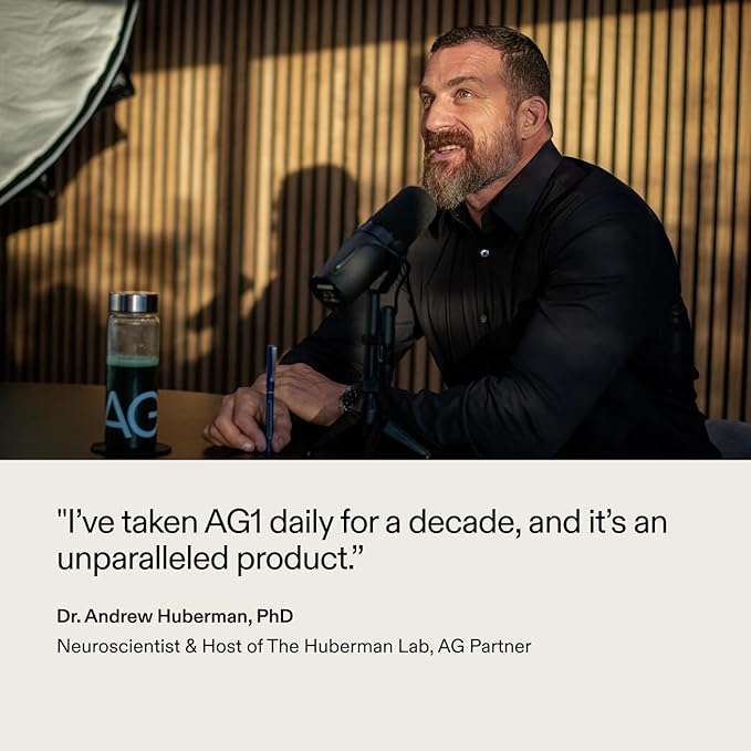 AG1 Greens Powder Supplement | Improve Gut Health | Multivitamin, Probiotic, Gluten Free, Vegan and Keto Friendly | 75 Vitamins (Athletic Greens) - Family Value Kit, Classic Formula