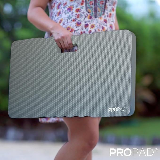 Thick Kneeling Pad, Garden Kneeler for Gardening, Bath Kneeler for Baby Bath, Kneeling Mat for Exercise & Yoga, Knee Pad for Work, Floor Foam Pad, Extra Extra Large (XXL) 24 x 14 x 1.5 Inches, Gray