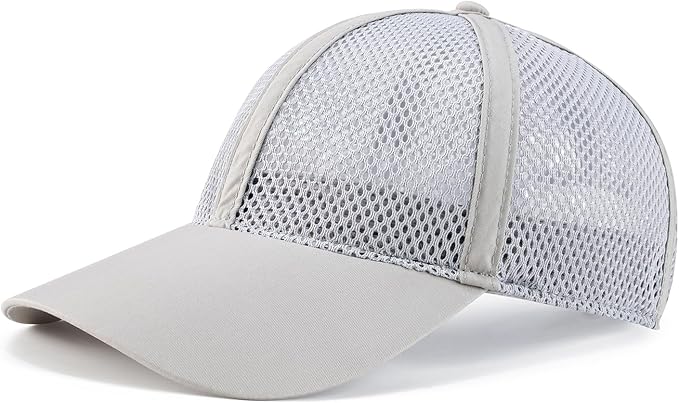 VOBOOM Breathable Full Mesh Baseball Cap for Men, Women, Lightweight Trucker Hats Outdoor Sports Wear