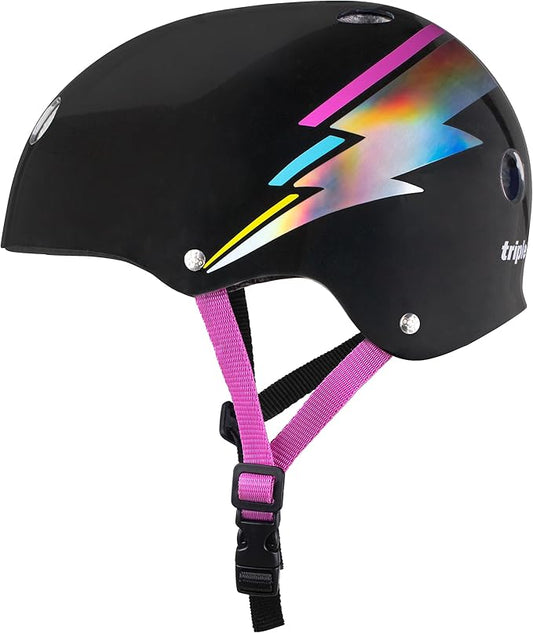 Triple Eight Certified Sweatsaver Helmet for Skateboarding, BMX, Roller Derby, Roller Skating, Inline Skating, Scooter and Bike