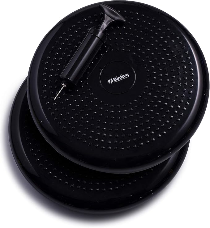 2 Pack Wobble Cushion Balance Disc - Wiggle Seat & Balance Pad for Exercise, Physical Therapy, Sensory Kids - Stability Disc, Dog Balance Disc