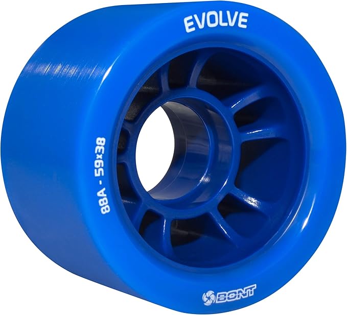 Bont Skates - Evolve Roller Derby Skates - Indoor Rollerskate Wheels - 88A, 92A, 95A, 98A - Red, Black, Blue, Purple