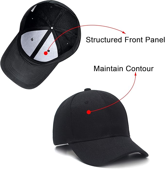 PFFY 2 Packs Baseball Cap Golf Dad Hat for Men and Women