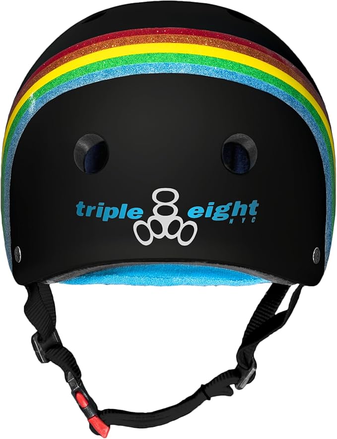 Triple Eight Certified Sweatsaver Helmet for Skateboarding, BMX, Roller Derby, Roller Skating, Inline Skating, Scooter and Bike
