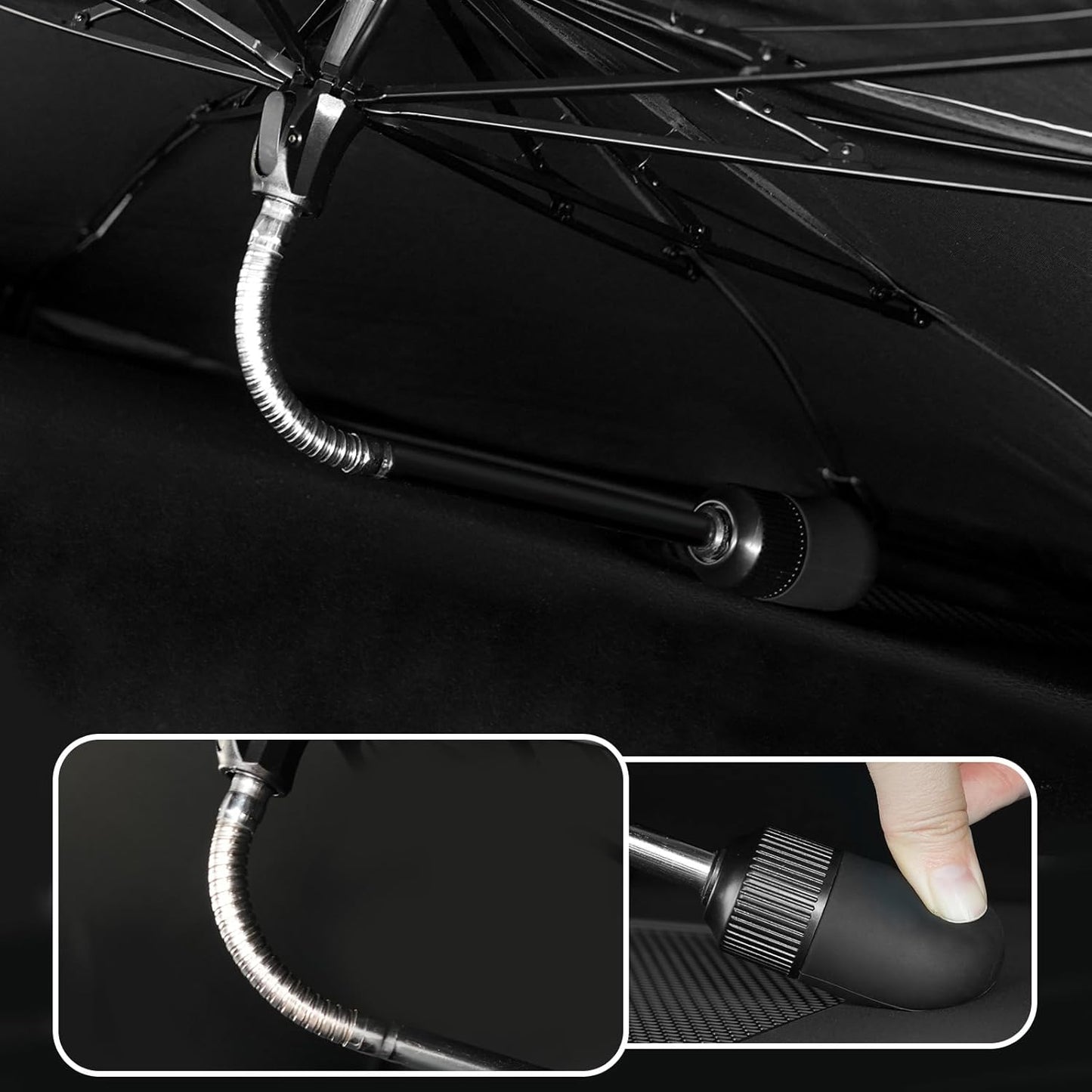 Custom Fit Windshield Sun Shade Umbrella for Honda HR‑V 2023‑2025 – Foldable Front Window Shield, Blocks UV Heat, Reduces Cabin Temp 20‑30 ℃, Easy‑Open Car Sunshade with Storage Bag