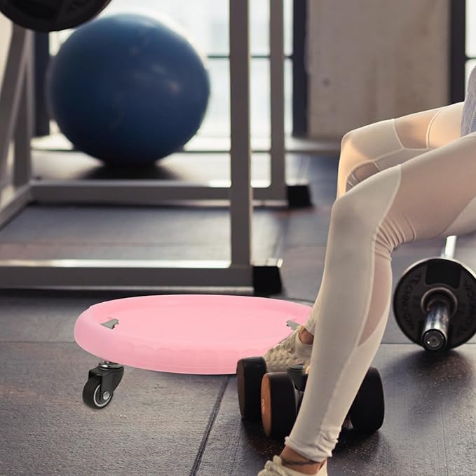 VANZACK Abdominal Exercise Sliders - Core Training Roller Wheel with Sliding Plate and Four-Wheel Abdominal Board Trainer for Effective Abdominal Workouts