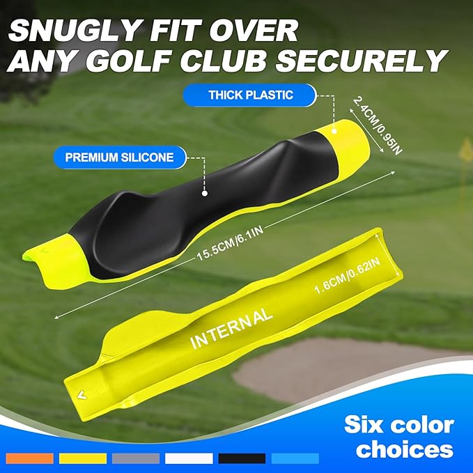 Golf Grip Trainer, Golf Club Grip, Golf Grip Training Aid, Helps Improve and Train Correct Hand Position (Right Hand )