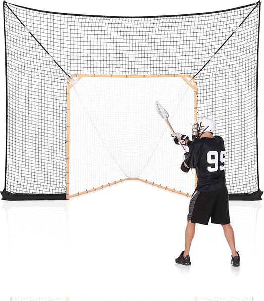 VEVOR Portable Lacrosse Goal - Complete Training Accessory Set with Extended Coverage for Youth and Adults