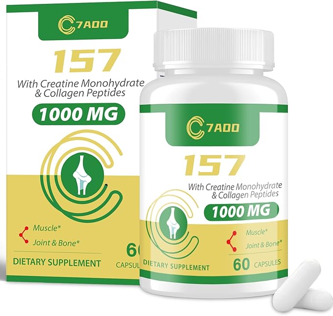 157 1000 mg Supplement,Gluten Free,60 Capsules 1pcs V1
