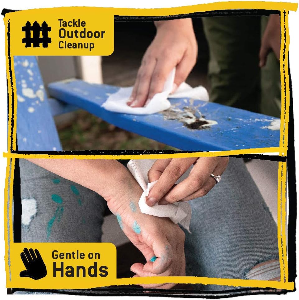 Tub O' Towels Heavy Duty, 10" x 12", Multi-Surface Cleaning Wipes, 90-Count Canister & Refill Pack, White