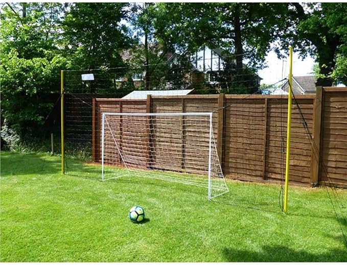 3-in-1 Soccer Training Rebounder & Goal Backstop Net - Soccer Goal for Volley, Passing, Solo Training - Outdoor Sports, Backyard Games