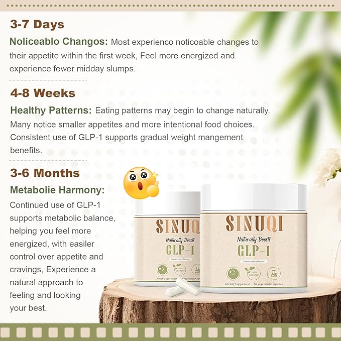 GLP-1 Hunger & Metabolism Support Supplement|Formulated to Support GLP-1 Naturally|Probiotic and Prebiotic(60 Capsule | 30 Day Supply)