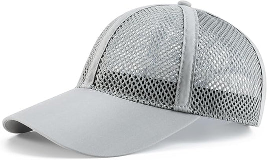 VOBOOM Breathable Full Mesh Baseball Cap for Men, Women, Lightweight Trucker Hats Outdoor Sports Wear