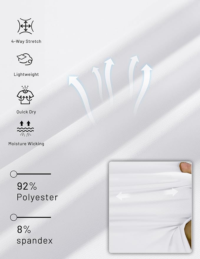 MIER Men's Dry Fit Workout T-Shirts Athletic Running Tee Short Sleeve Crew Neck Gym Tops, Polyester, Moisture Wicking