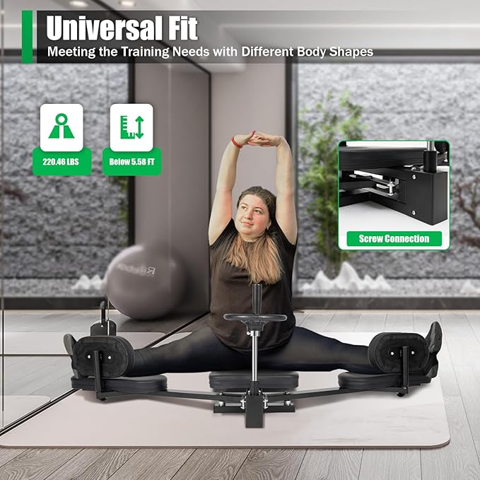 Leg Stretcher,Heavy Leg Stretcher Leg Split Machine,Flexibility Stretching Equipment Fitness Equipment for Fitness Beauty, Ballet, Yoga, Leg Stretcher Stretching Machine Split Leg Training