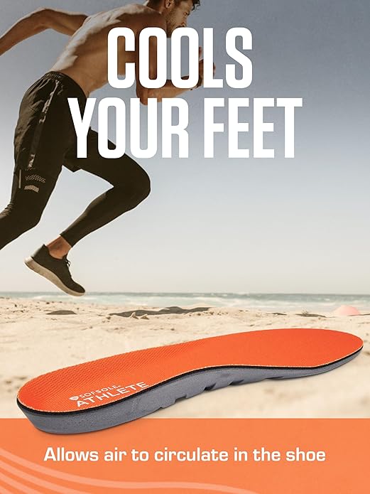 Sof Sole Insoles Men's ATHLETE Performance Full-Length Gel Shoe Insert