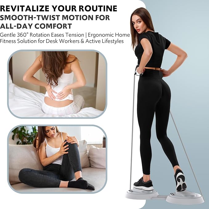 Waist Twisting Machine with Counter, Adjustable Waist Twister Board for Women Belly Fat, Twist Board for Exercise, Ab Twister Board Twist Exercise Machine