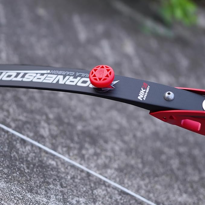 Archery Bow Stabilizer Solid Rubbe Limbs Vibration Damper for Youth Compound Bows, 2-Pack