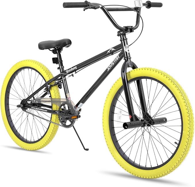 JOYSTAR Brockway Freestyle Kids BMX Bikes 20" 24" Kids Bicycles for 6-14 Years Old Boys Girls and Beginner-Level Riders 2 Pegs Multiple Colors
