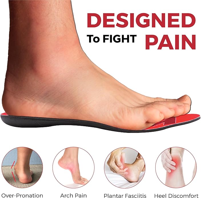 Form Premium Narrow Insoles for Comfort & Maximum Pain Relief, Ideal for Narrow Shoes & Boots