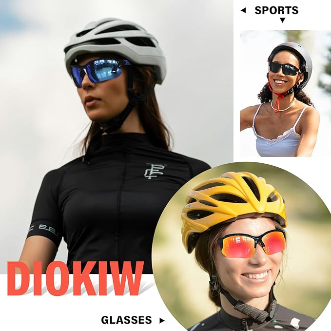 Sports Polarized Sunglasses for Men Cycling Running Fishing UV Protection Sun Glasses Lightweight Half Frame Goggles