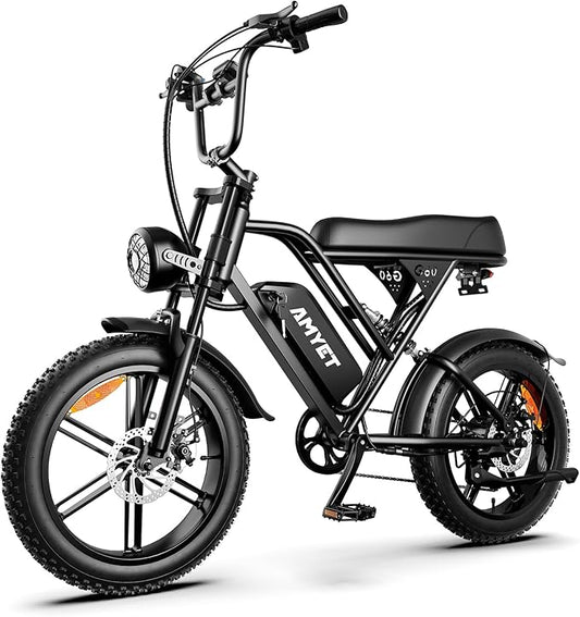 V9-G60 Peak 1500W Ebike, 48V 20Ah(960WH) Removable Battery, 72Miles &32MPH,20" Fat Tire Dirt Bike,7 Speed Gears,Dual Shock Absorber, Adults Electric Bike for Mountains, Snow, Sand, Road