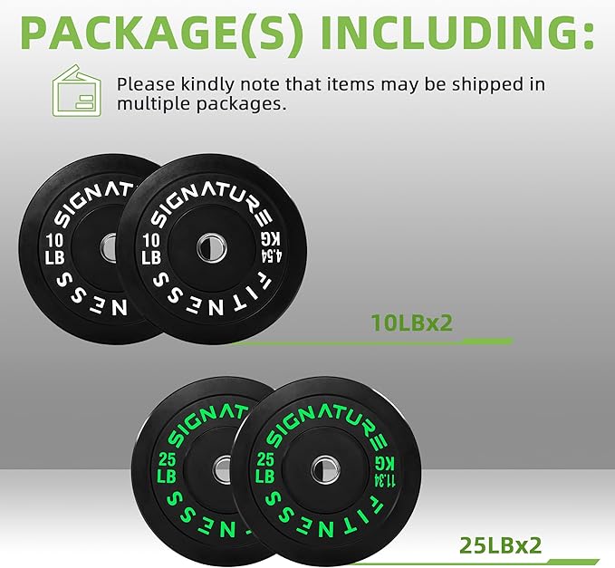 Olympic Bumper Plates Set, 2" Weight Plates for Strength Training & Weightlifting, Paris or Set or Set with Barbell, Multiple Options
