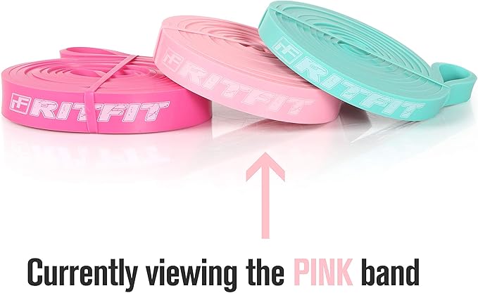 RitFit Pull Up Assist Band - Premium Resistance Band for Pull Up Assistance, Resistance Training, Body Stretching, Powerlifting, Mobility Training