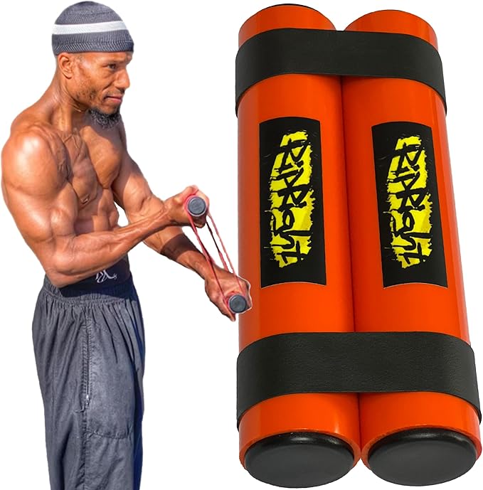 RipStick, Workout Equipment for Joint Rehab, Shoulder and Resistance Training, Muscle Building and Core Workout Equipment with 6 Adjustable Resistance Bands