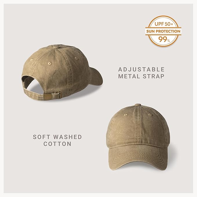 CHOK.LIDS Everyday Premium Dad Hat Unisex Cotton Baseball Cap for Men and Women Adjustable Lightweight Polo Style Curved Brim