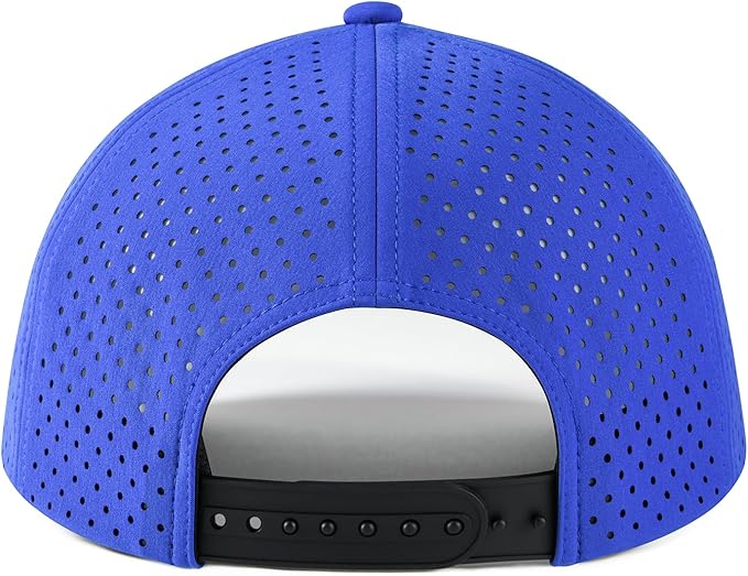 VOBOOM Men Quick Dry Baseball Cap Laser Cut Mesh Ball Curved Brim Snapback Hat