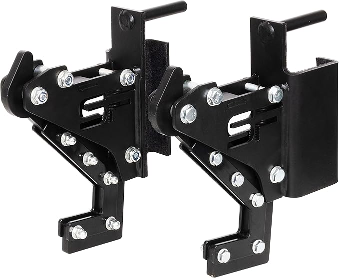 Upgraded Adjustable Jammer Arms, Lever Arms, Monolift Attachments Rated 600 LB Per Arm, Fits Racks at All Post Sizes and Hole Sizes, Pair