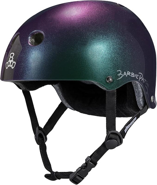 Triple Eight Deep Cover Helmet - Ideal for Skateboarding, Bicycling, BMX, and Roller Skating