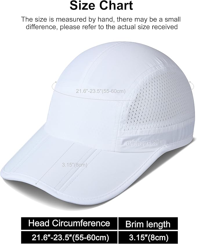 GADIEMKENSD Mens Folding Outdoor Hat Long Brim UPF 50+ Sun Protection
