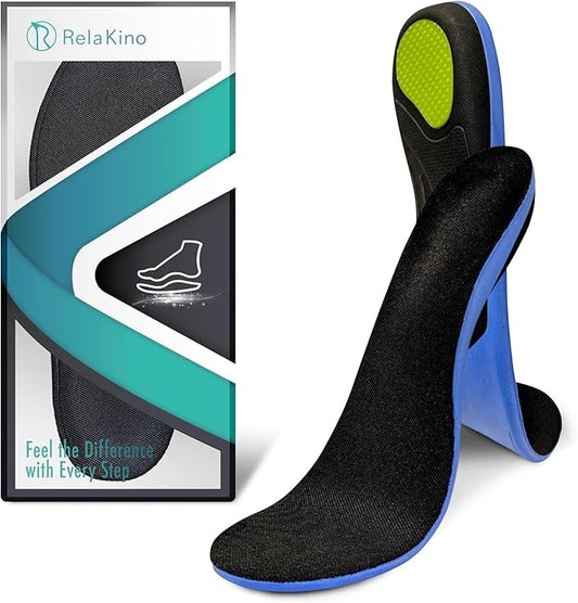 Premium Quality Gel Shoe Insoles from Japan, Shock Absorption, High Arch Support, Walking, Golf Insoles Men, Shoe Inserts Women, Shoe Insoles Women, Shoe Inserts Men, Unisex Sole Inserts, L