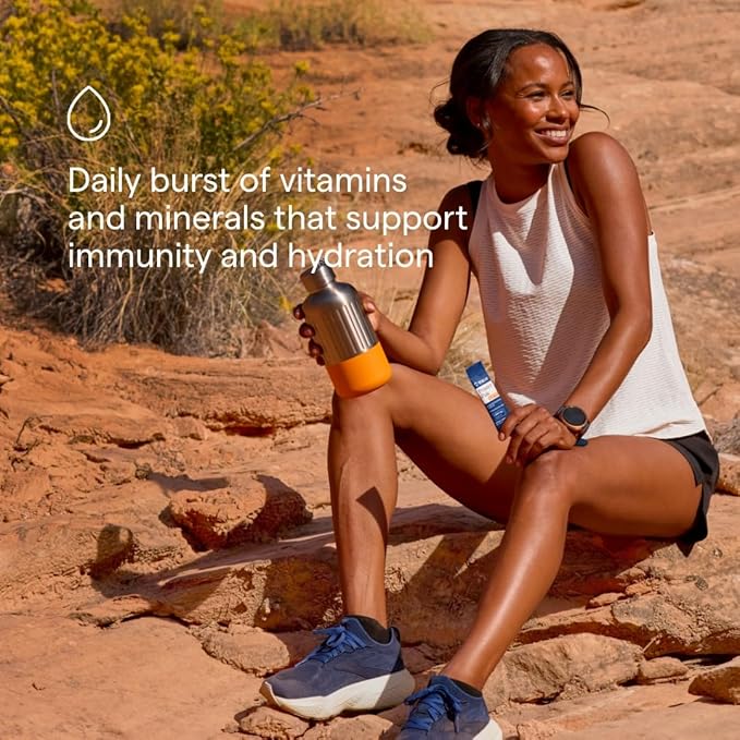 Trace Minerals Power Pak | Electrolyte + 1200mg Vitamin C, Zinc, Magnesium | Supports Immunity, Hydration & Energy | Lemon Lime, Orange Blast, Acai Berry | 30 ct Variety Pack