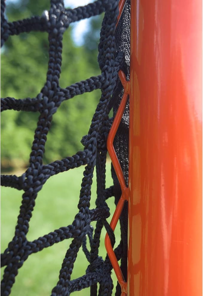 Velocity - Lacrosse Goal - Portable Steel Frame with Black Net, Perfect for Youth and Adult Training, Backyard Design