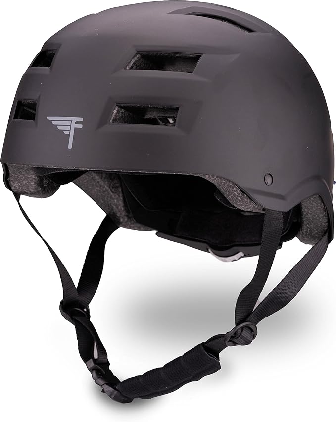 Flybar Bike Helmet- Multi Sport Dual Certified Adjustable Dial, Lightweight Skateboard Helmet, Roller Skating, Pogo, Electric Scooter, Snowboard, Boys and Girls Kids- Adults Helmets