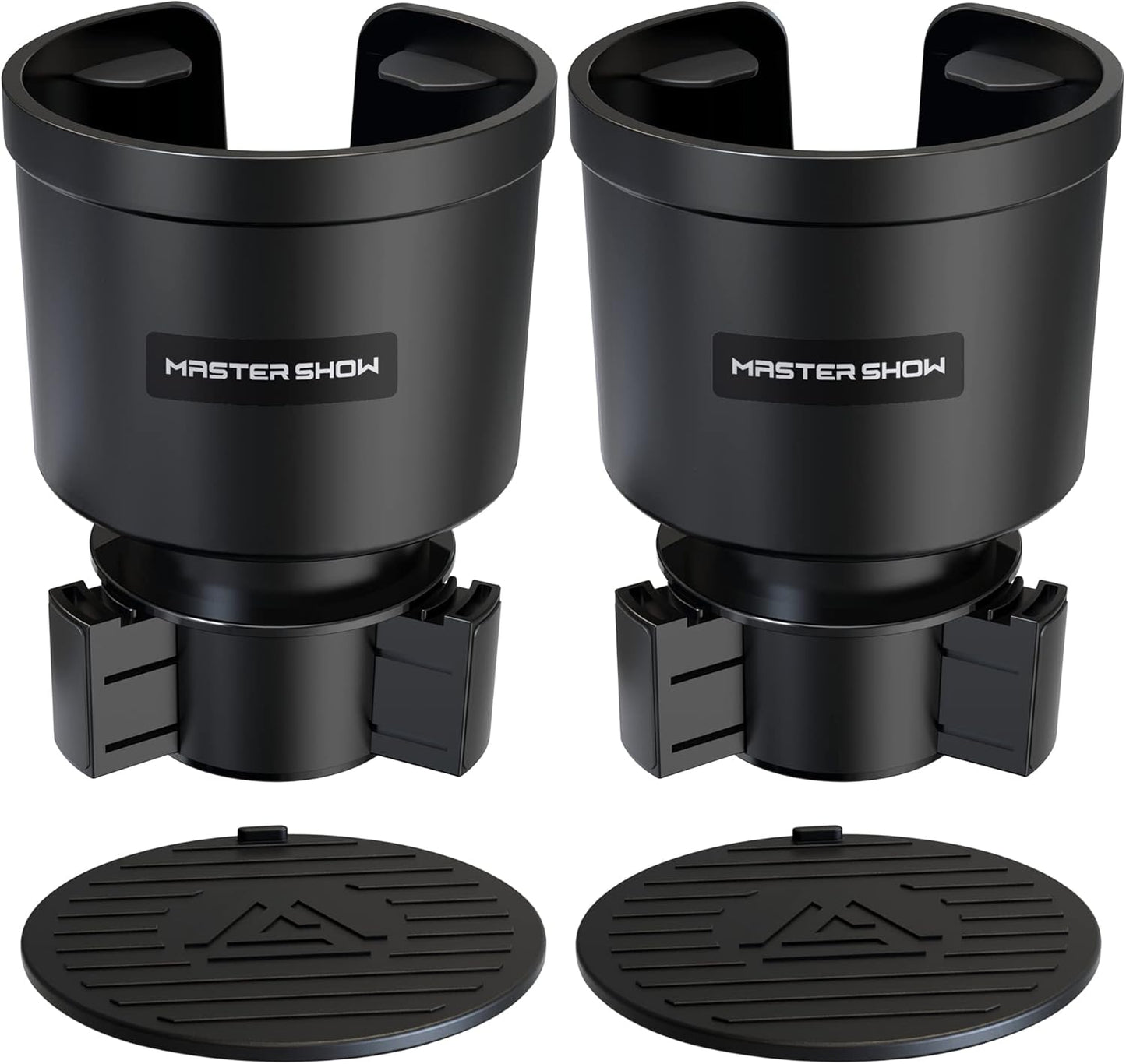 Upgraded Universal Car Cup Holder Expander for 3.4"-4" Bottles - Adjustable Base Fits Most Vehicles, SUVs & Trucks - Heavy Duty Adapter for Oversized Tumblers & Mugs