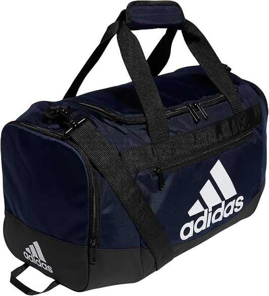 adidas Unisex Defender 4.0 Gym Duffel Bag for Men and Women, Team Navy Blue, Small (38L)