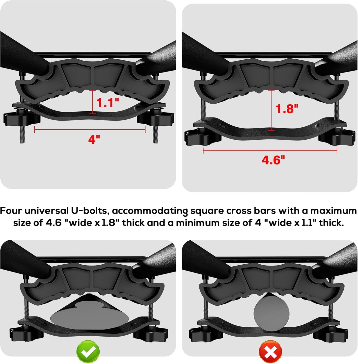 WILDROAD Car Roof Cargo Carrier Combo of Upgraded 64"x 39"x 4" Roof Rack Cargo Basket, Super Duty Bungee Cargo Net. Universal Car Top Luggage Holder Carrier Basket Fits for SUV Truck Cars