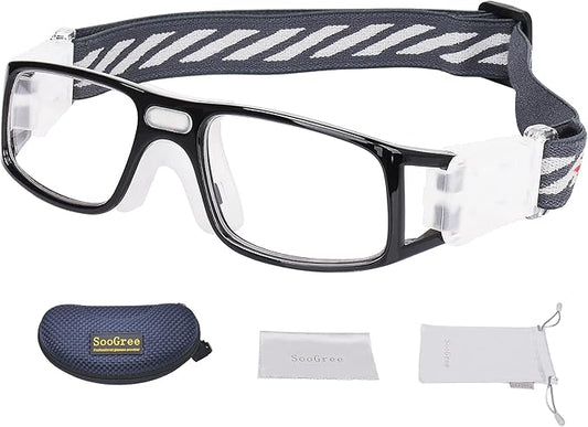 Men Basketball Glasses.Soccer Football Sport Protective Eyewear Safety Goggles,Sports Glasses For Replaceable Lens