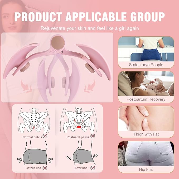 Thigh Trainer - Thigh Toner, Pelvic Floor Trainer, Kegel Trainer & Butt, Leg, Arm Toning Trainer Equipment for Home Gym Workout