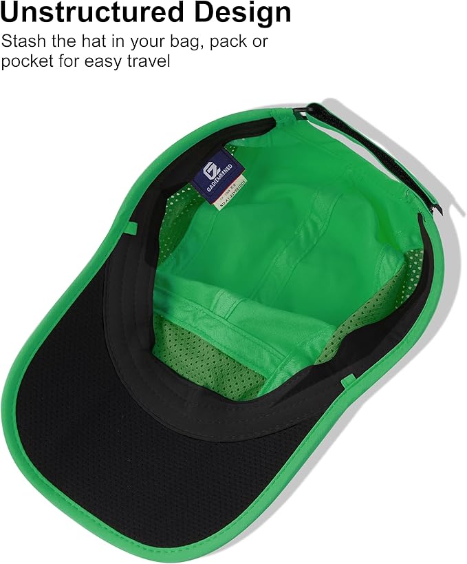 GADIEMKENSD Mens Folding Outdoor Hat Long Brim UPF 50+ Sun Protection