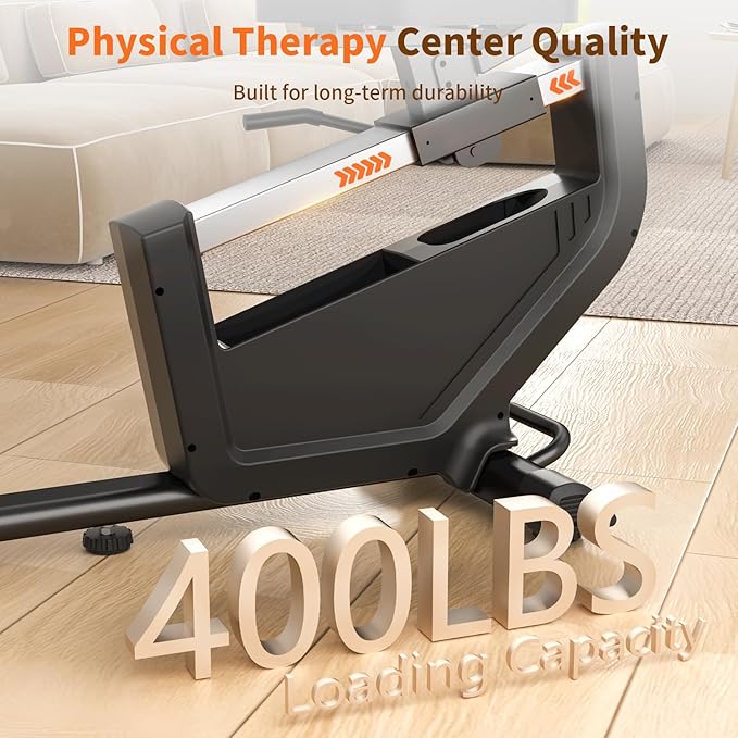 JEEKEE Recumbent Exercise Bike for Seniors,Stationary Bikes for Home, 300LB Capacity & 16 Levels Magnetic Resistance, Heart Rate Handle